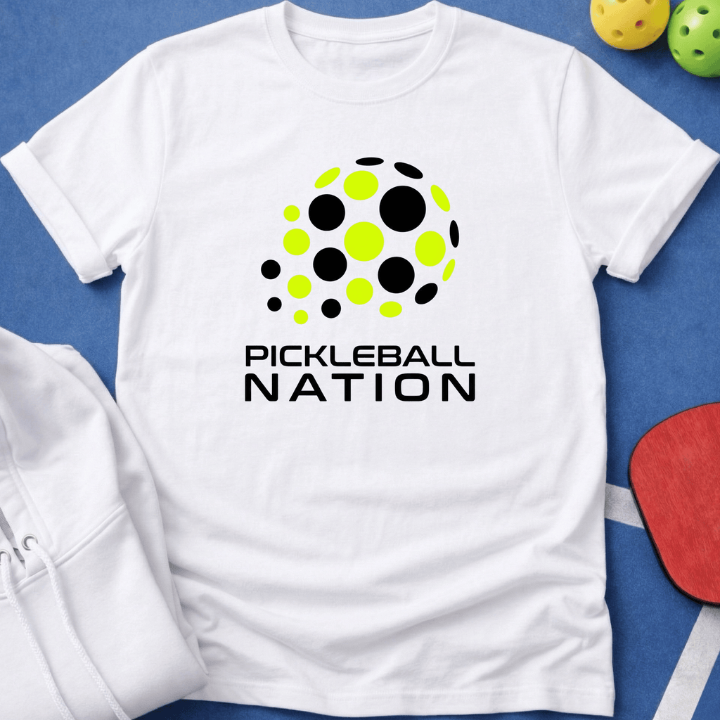 Pickleball Nation Abstract Ball - T-Shirt