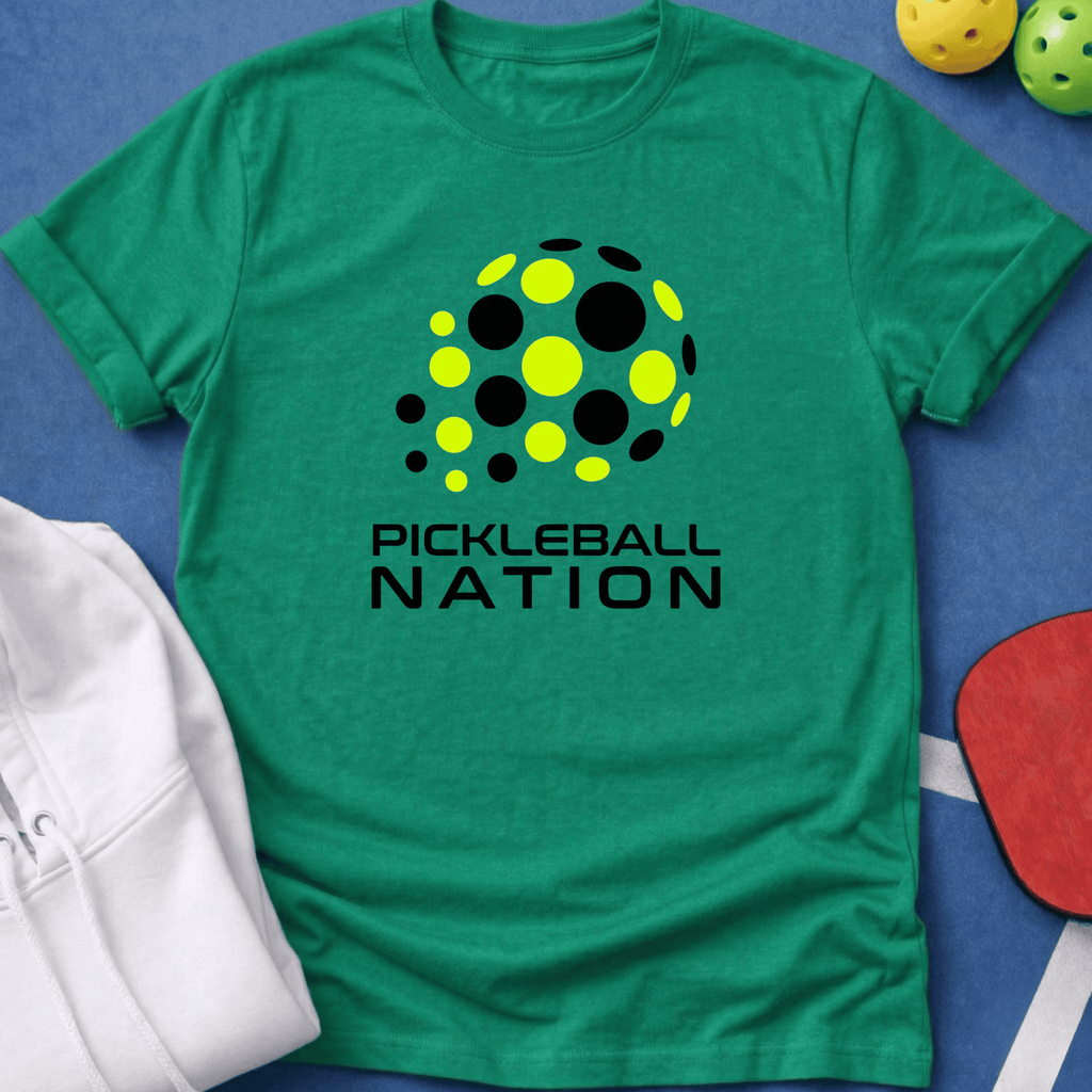 Pickleball Nation Abstract Ball - T-Shirt