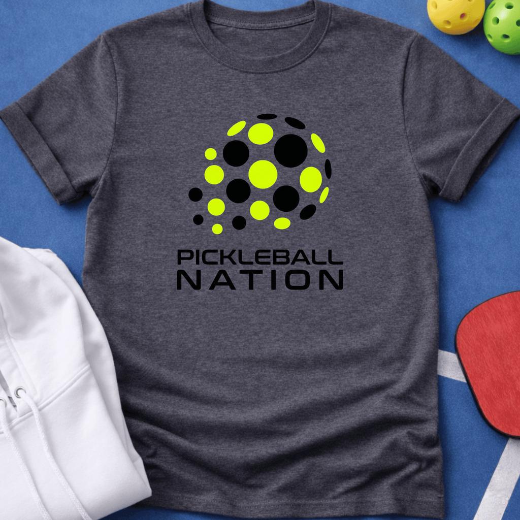 Pickleball Nation Abstract Ball - T-Shirt