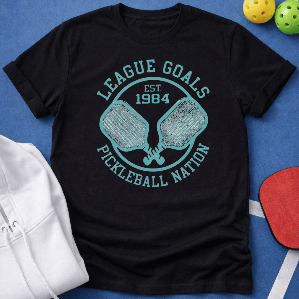 League Goals Teal T-Shirt