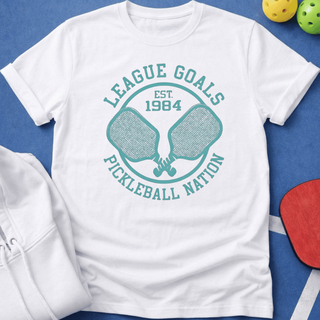 League Goals Teal T-Shirt