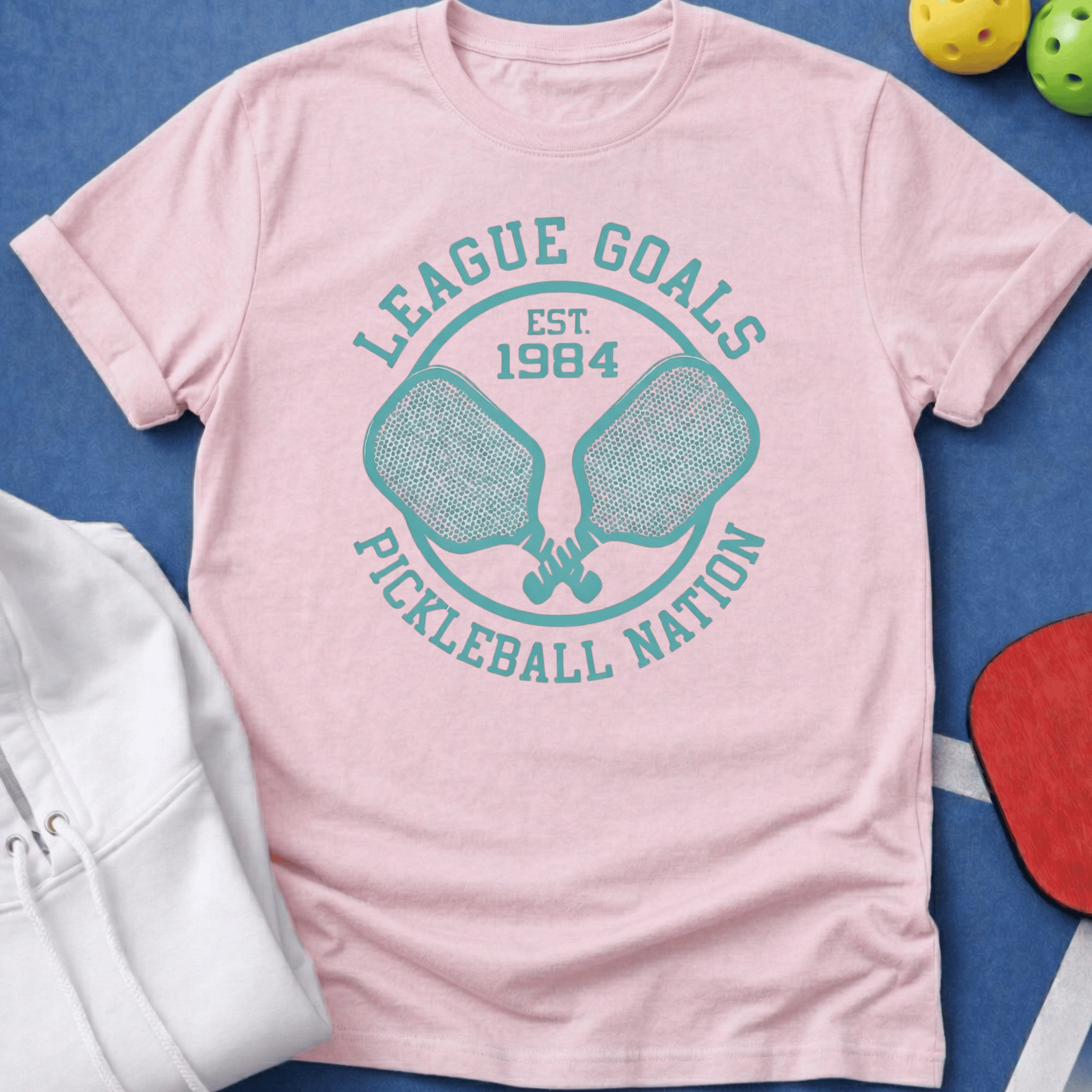 League Goals Teal T-Shirt