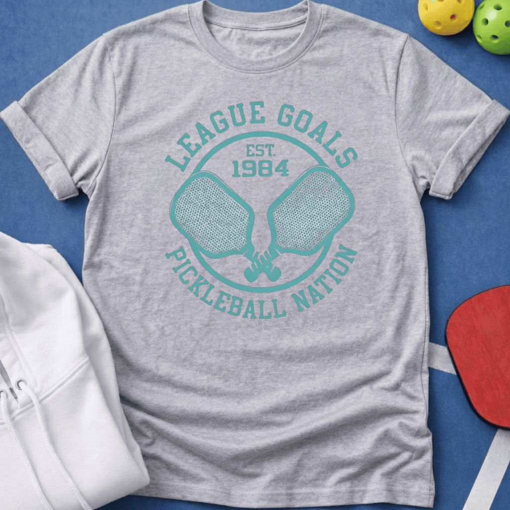 League Goals Teal T-Shirt