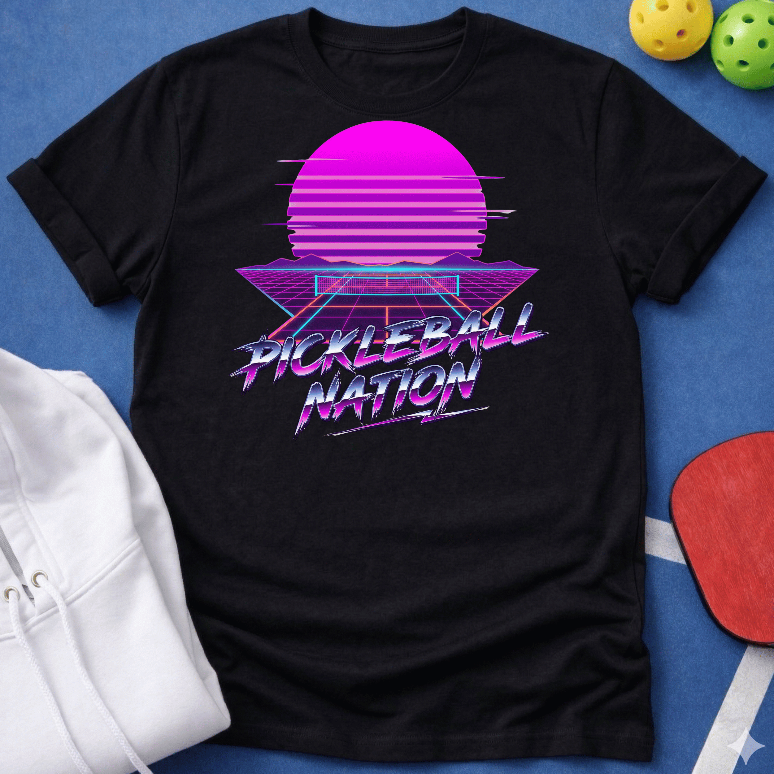 80's Pickleball Nation T-Shirt