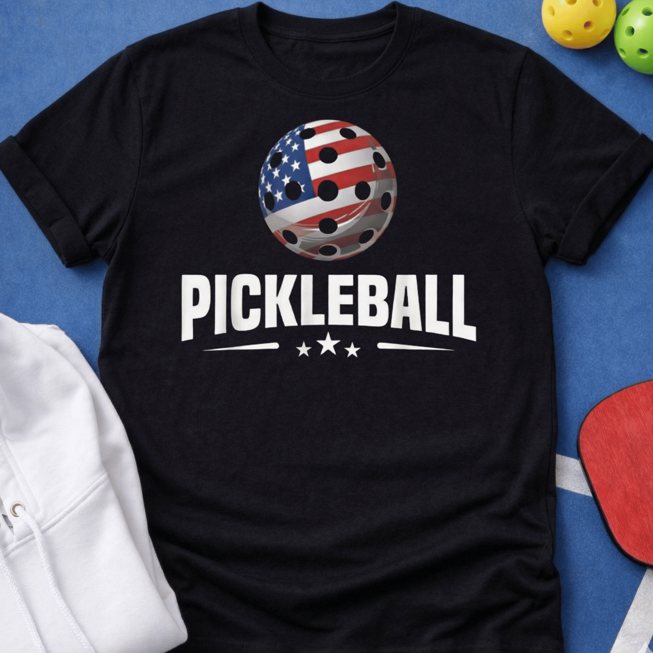 Patriotic Pickleball T-Shirt