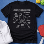 Anatomy of the Pickleball Player T-Shirt