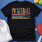 Pickleball Multi Color Lines T-Shirt