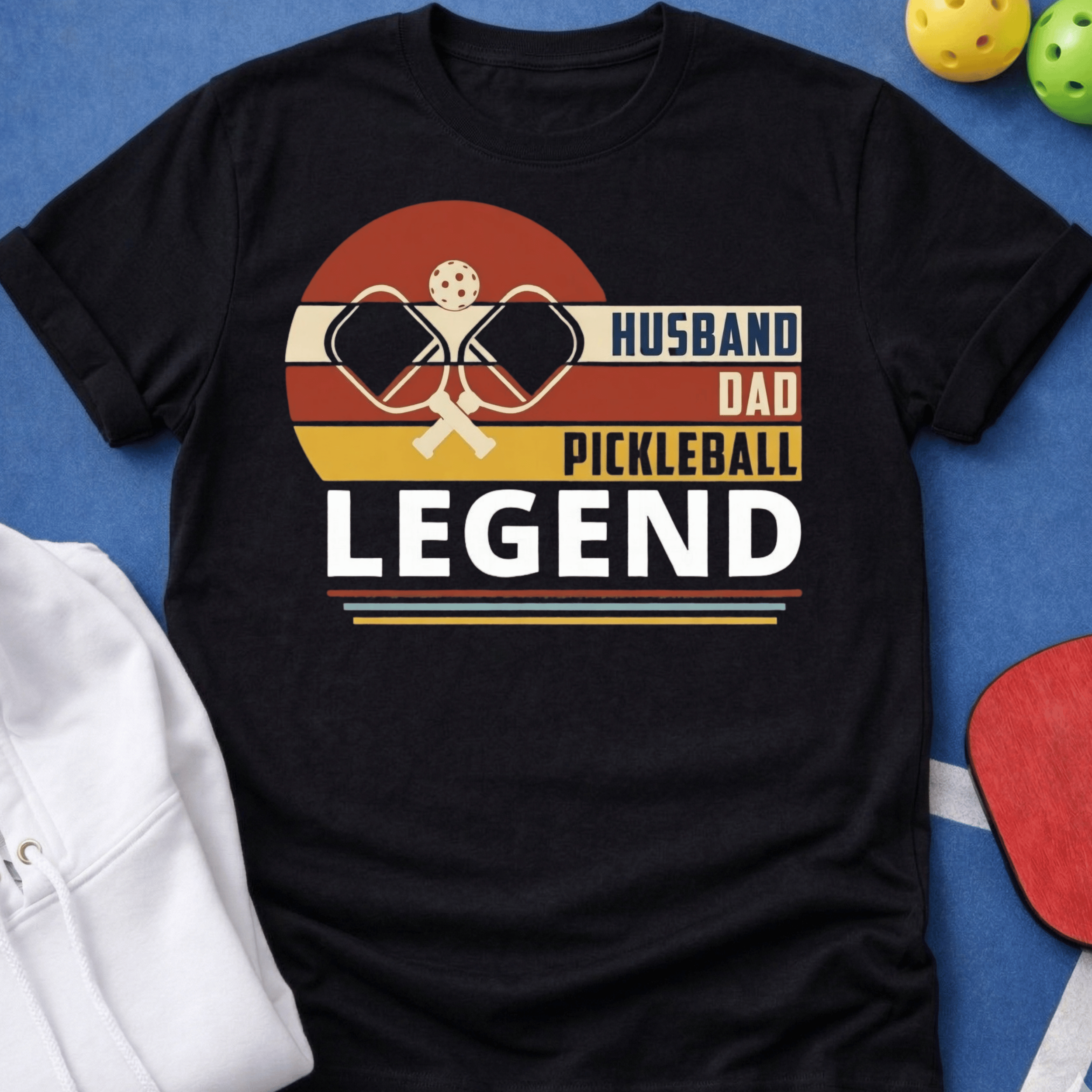 Husband, Dad, Pickleball Legend T-Shirt
