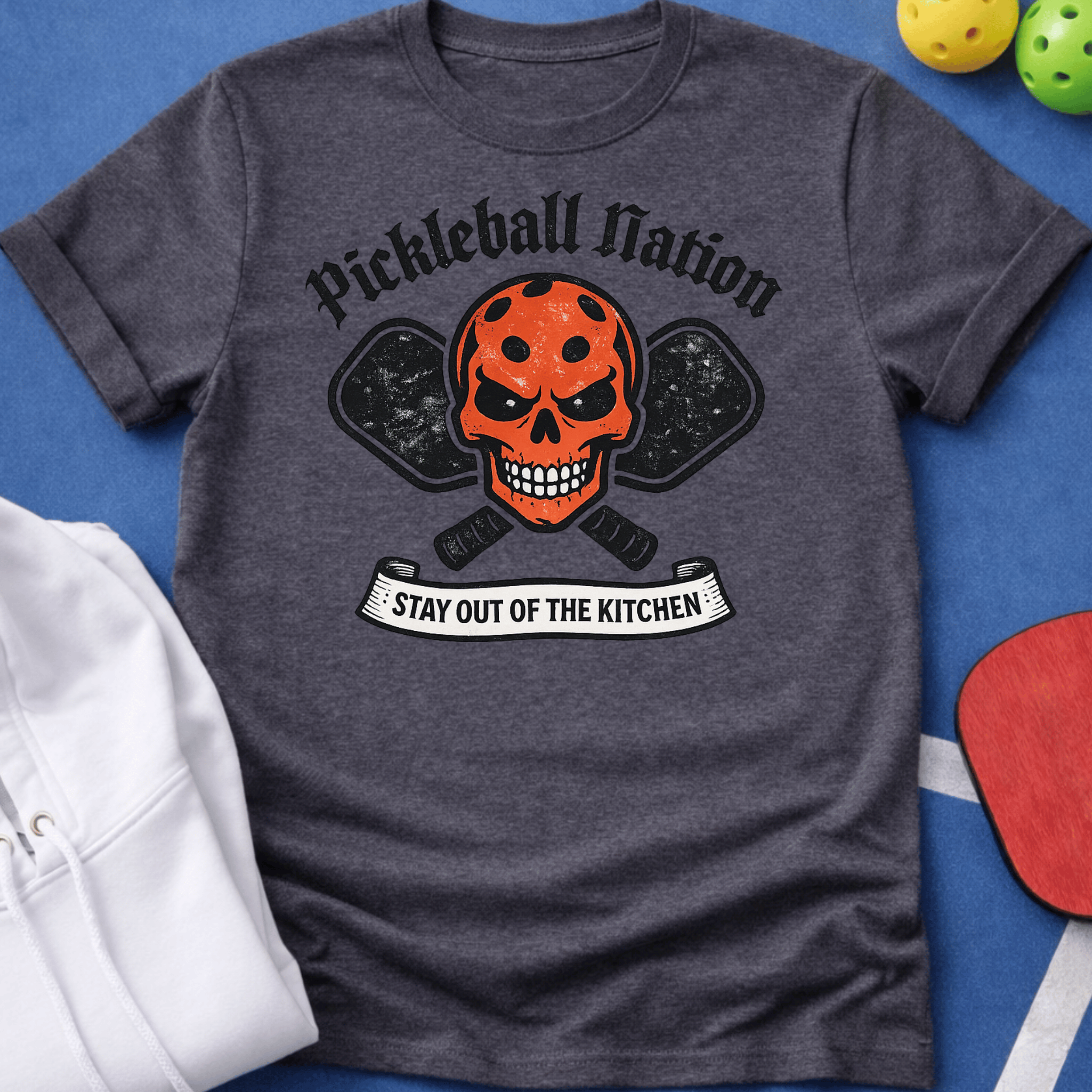 Skull Stay Out of the Kitchen T-Shirt