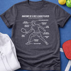 Anatomy of the Pickleball Player T-Shirt