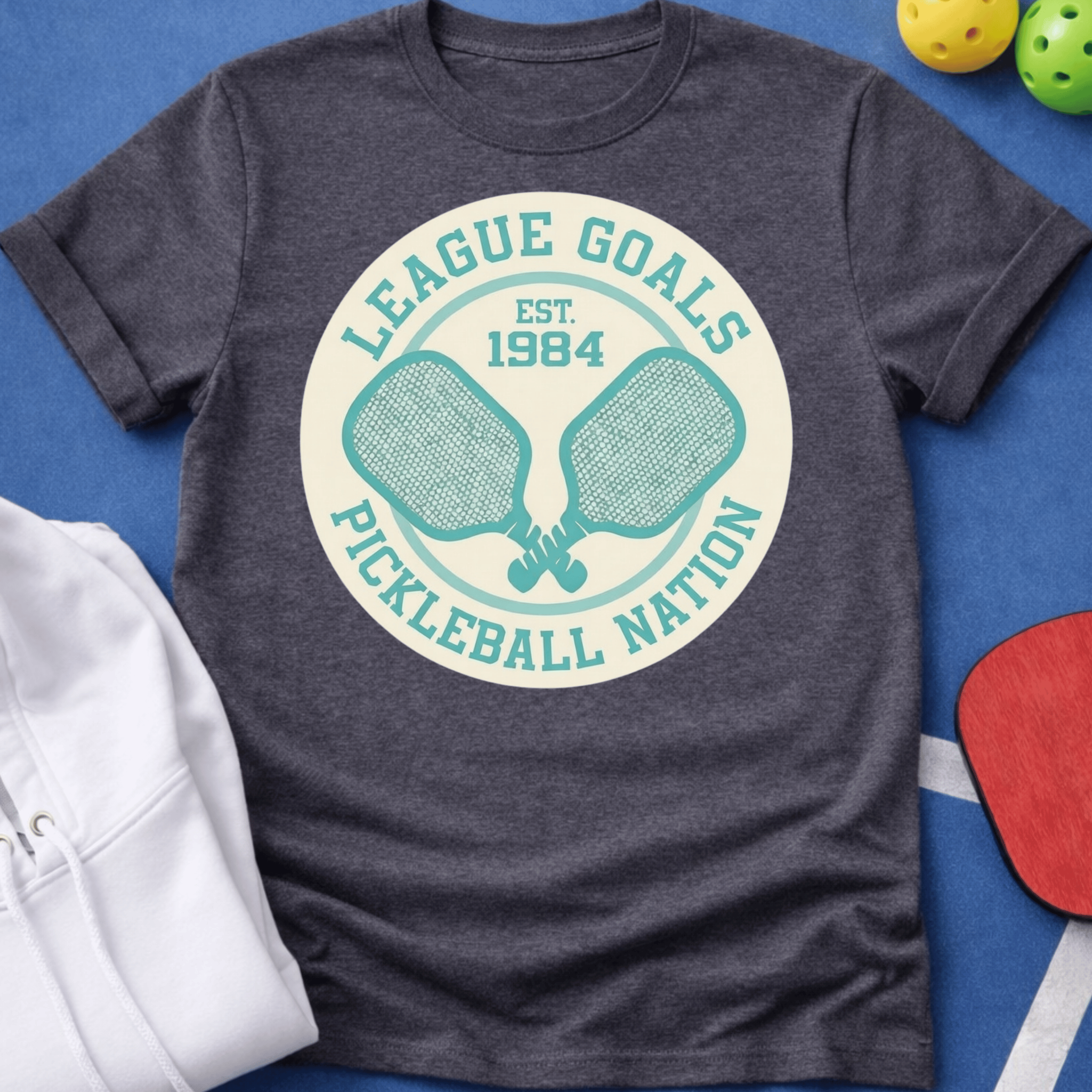 League Goals Pickleball Nation T-Shirt