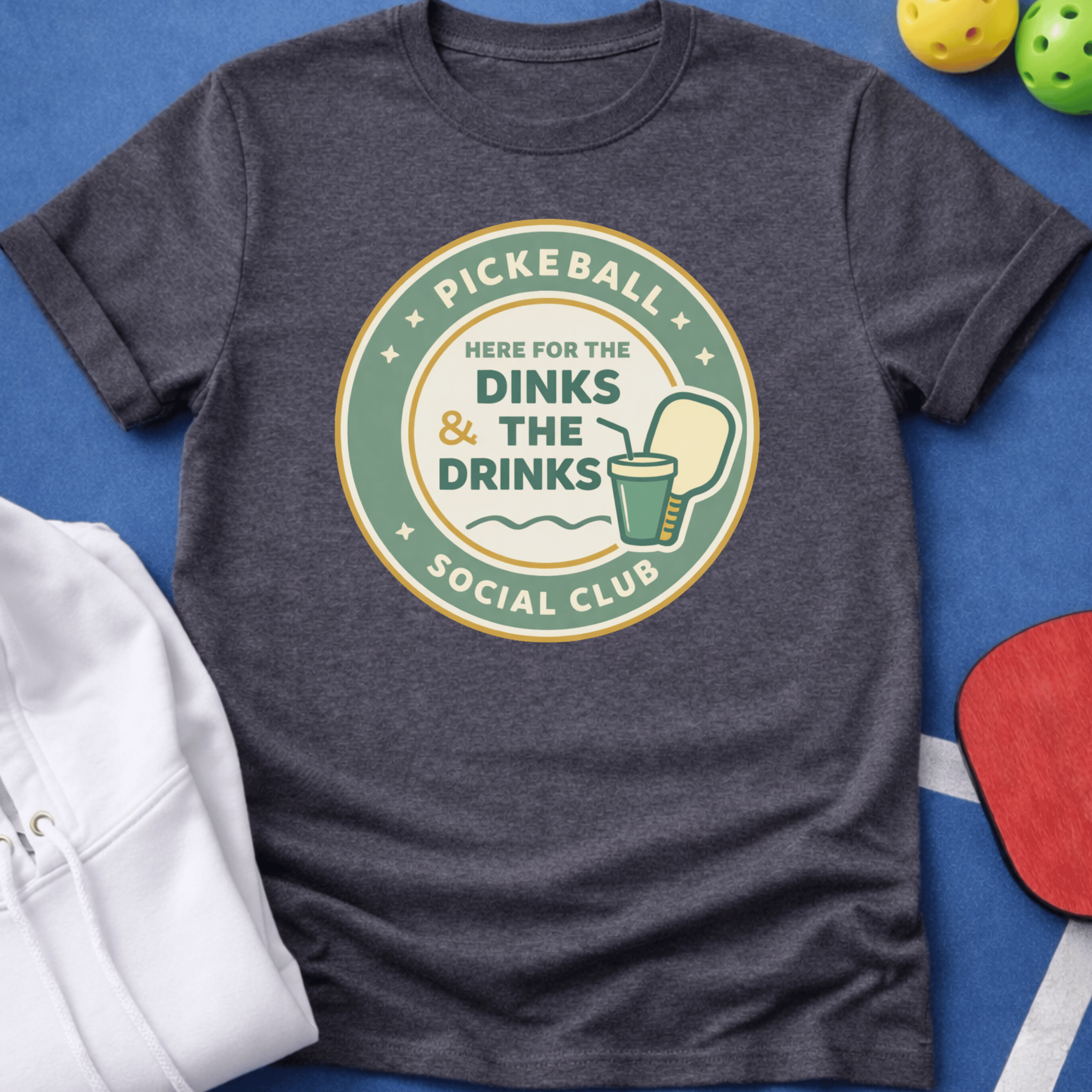 Here for the Dinks & the Drinks T-Shirt