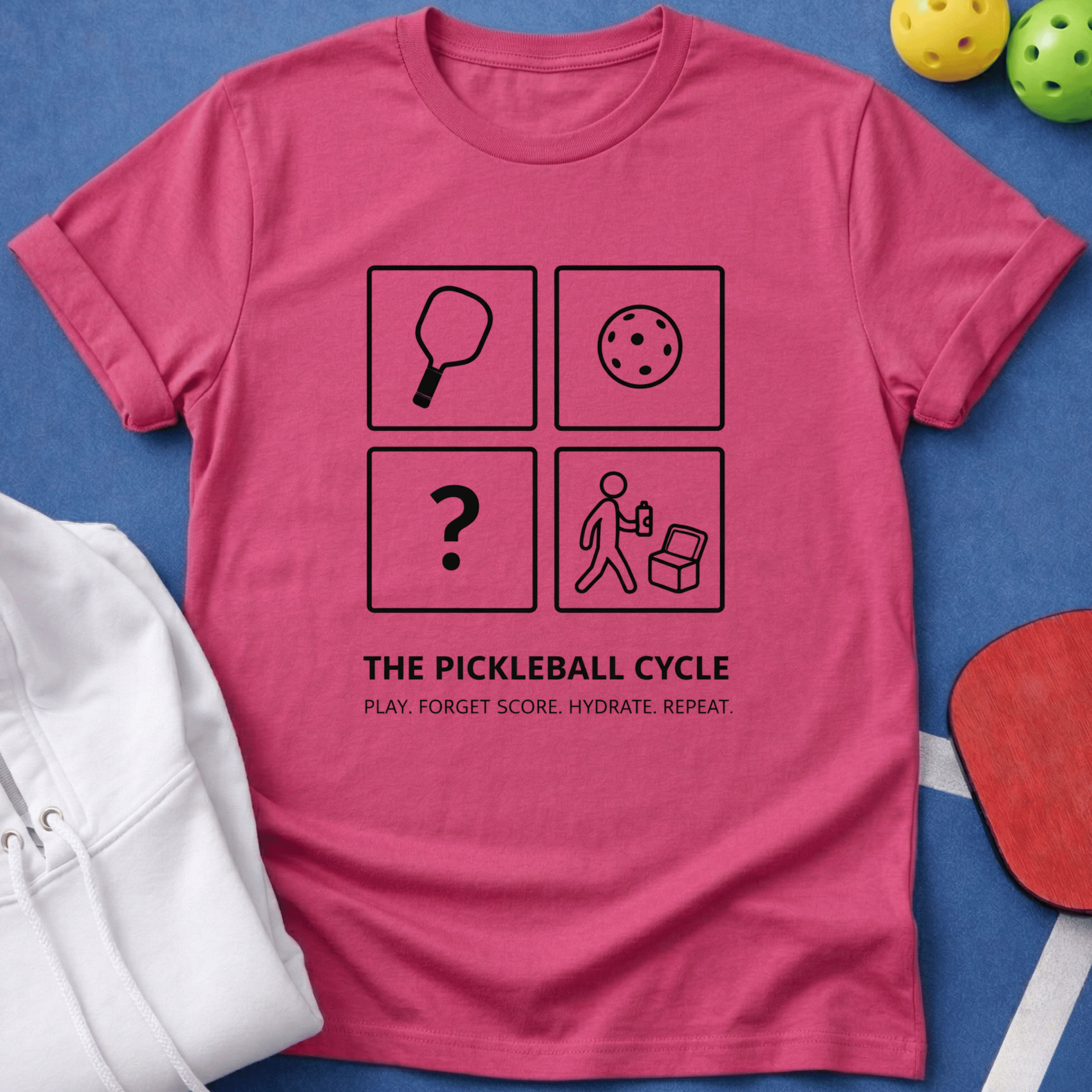 The Pickleball Cycle T-Shirt