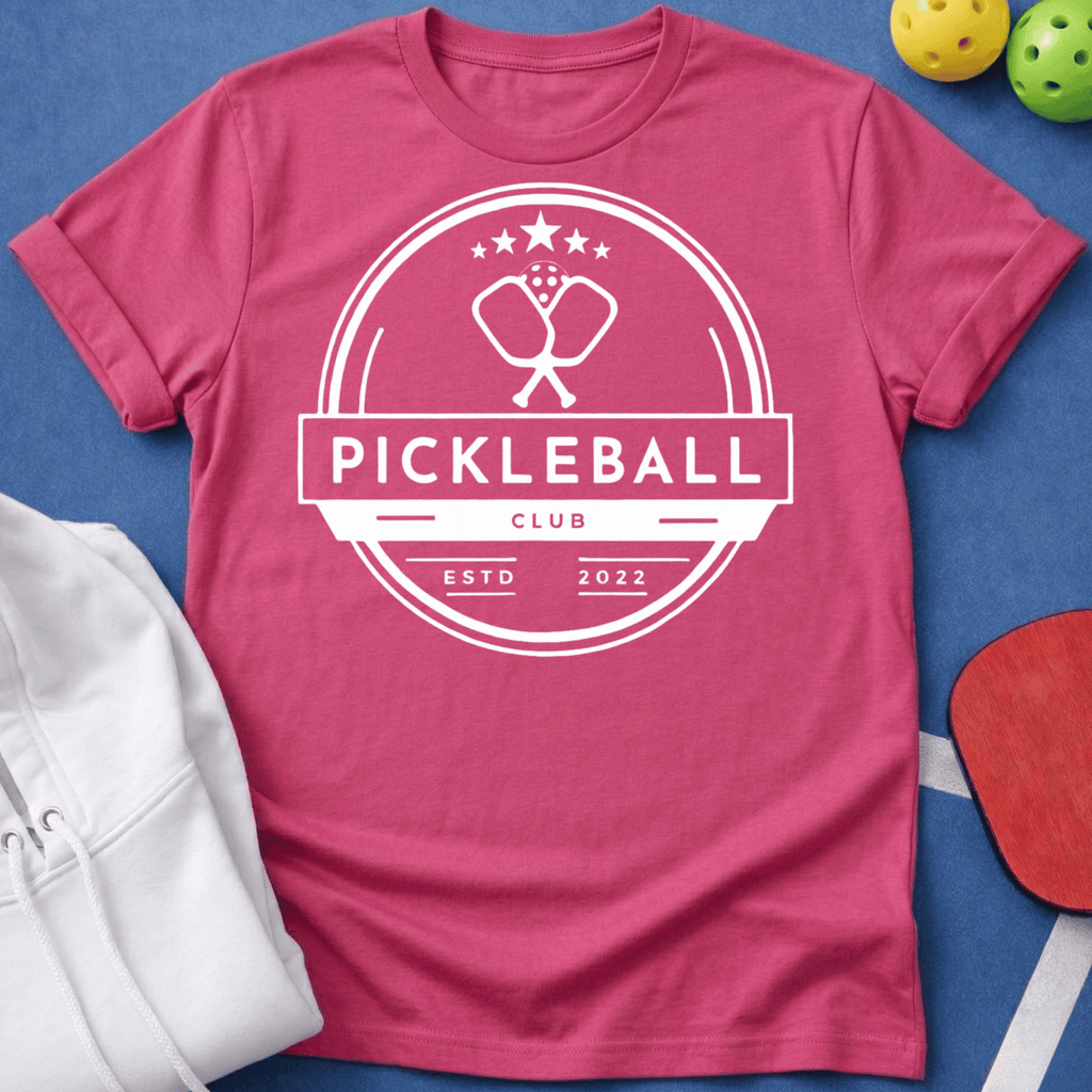 Pickleball Club Badge T-Shirt