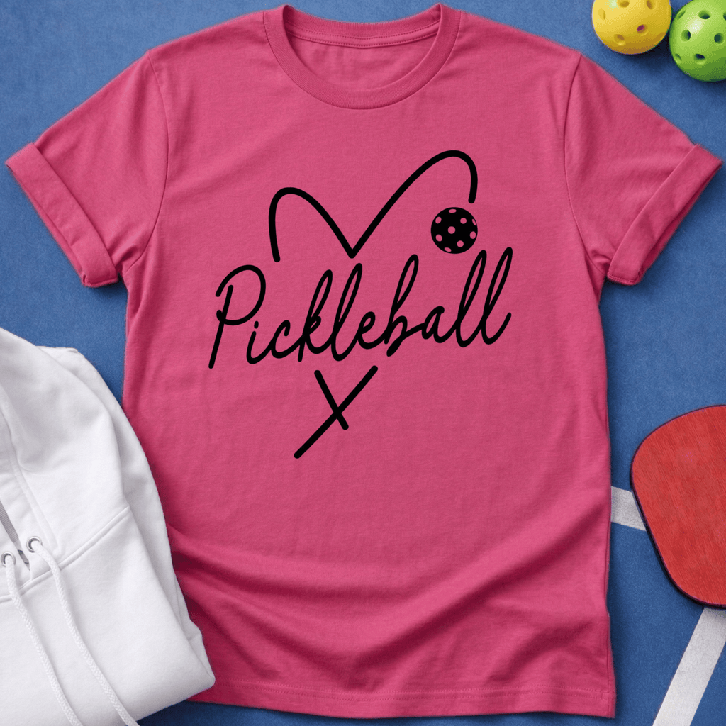 Heart Pickleball T-Shirt