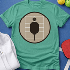 Court with Paddle T-Shirt