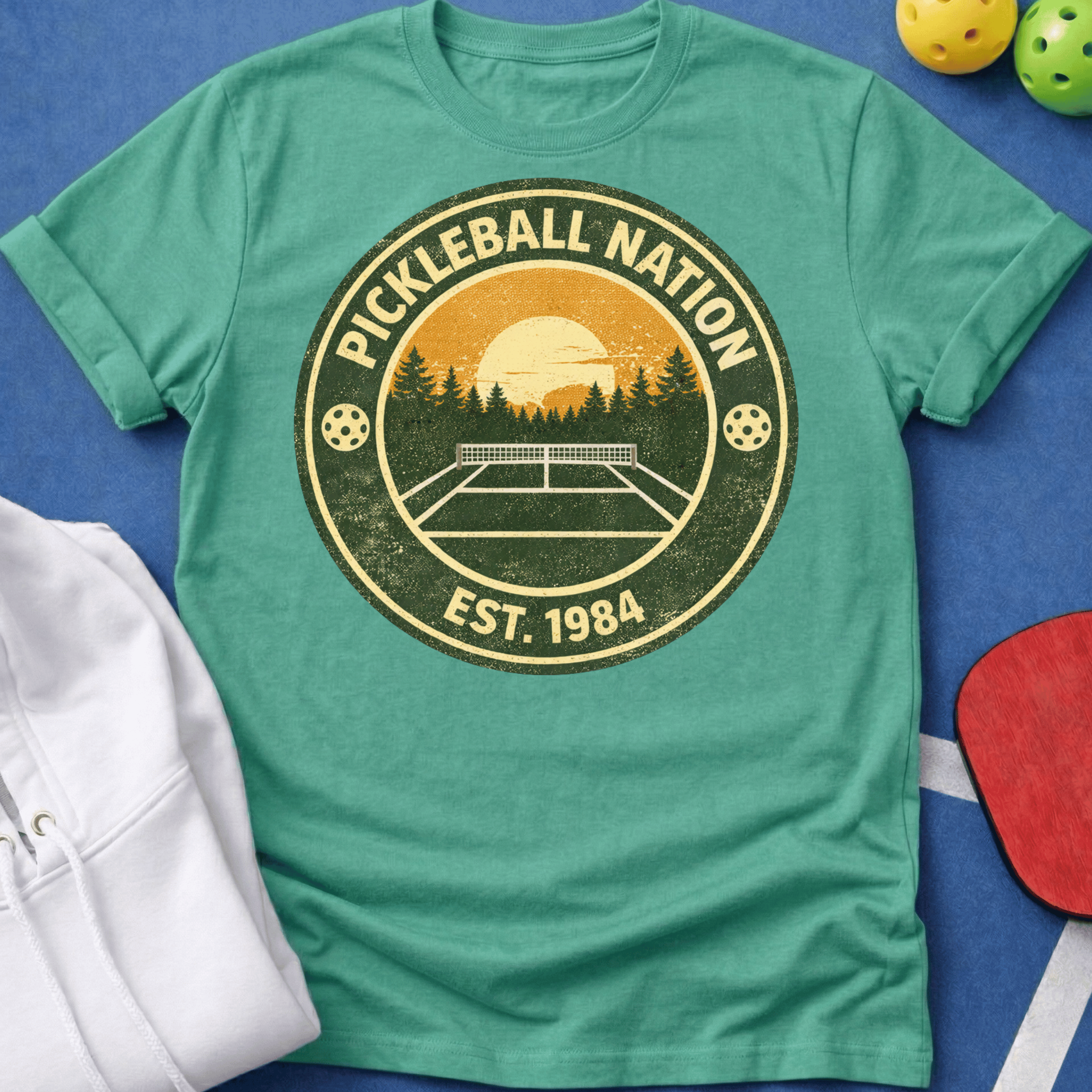 Forest Badge Pickle Nation - T-Shirt