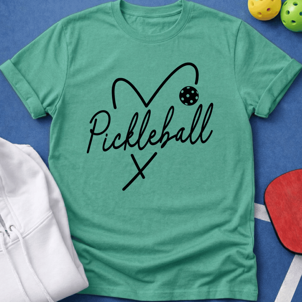 Heart Pickleball T-Shirt