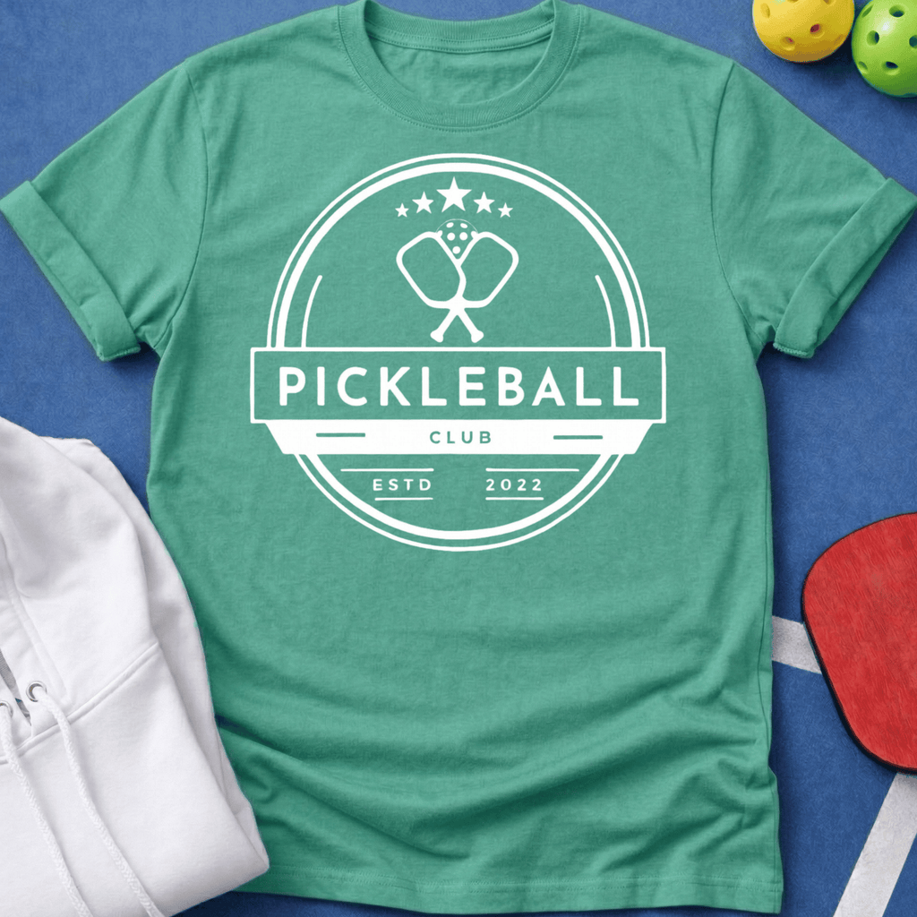 Pickleball Club Badge T-Shirt