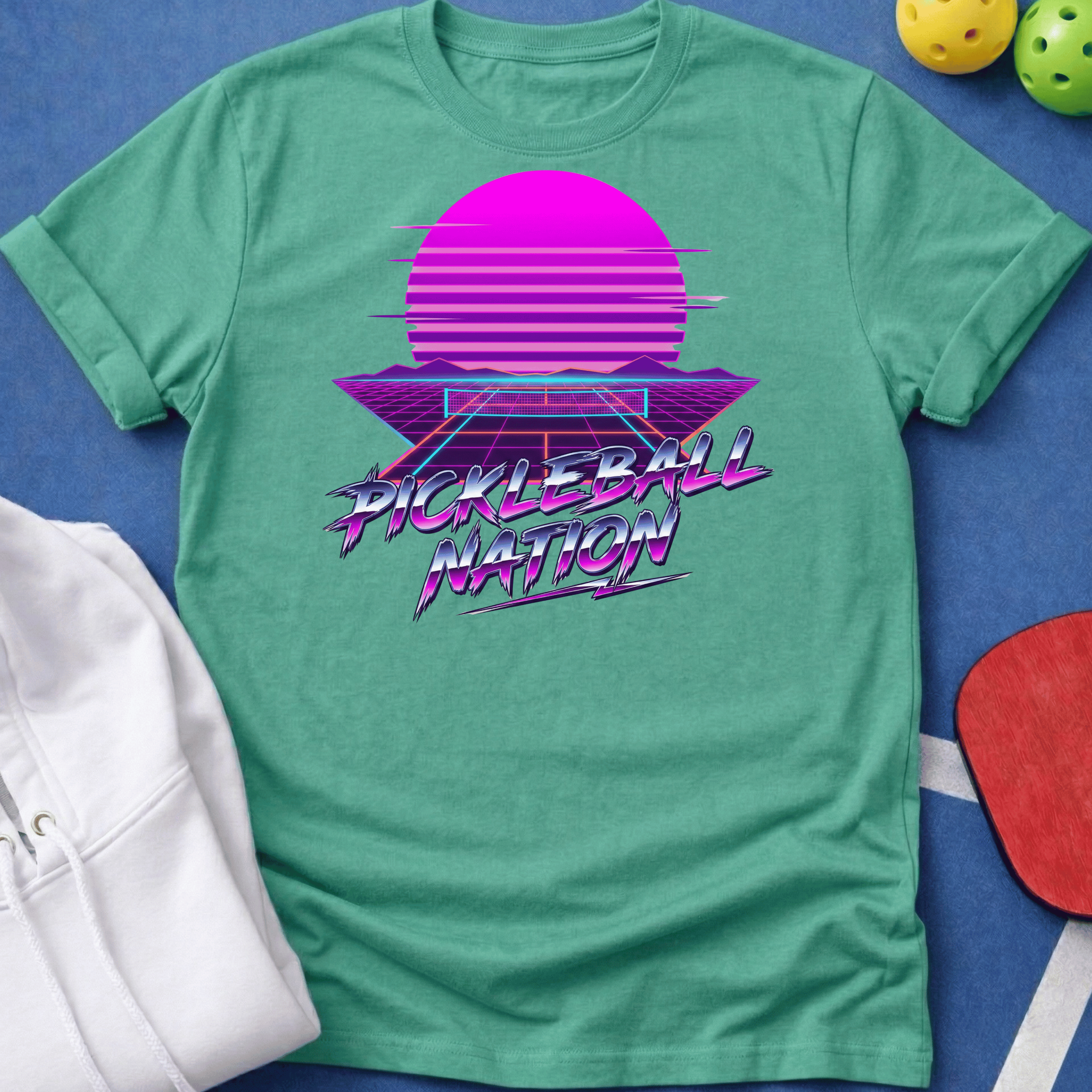 80's Pickleball Nation T-Shirt