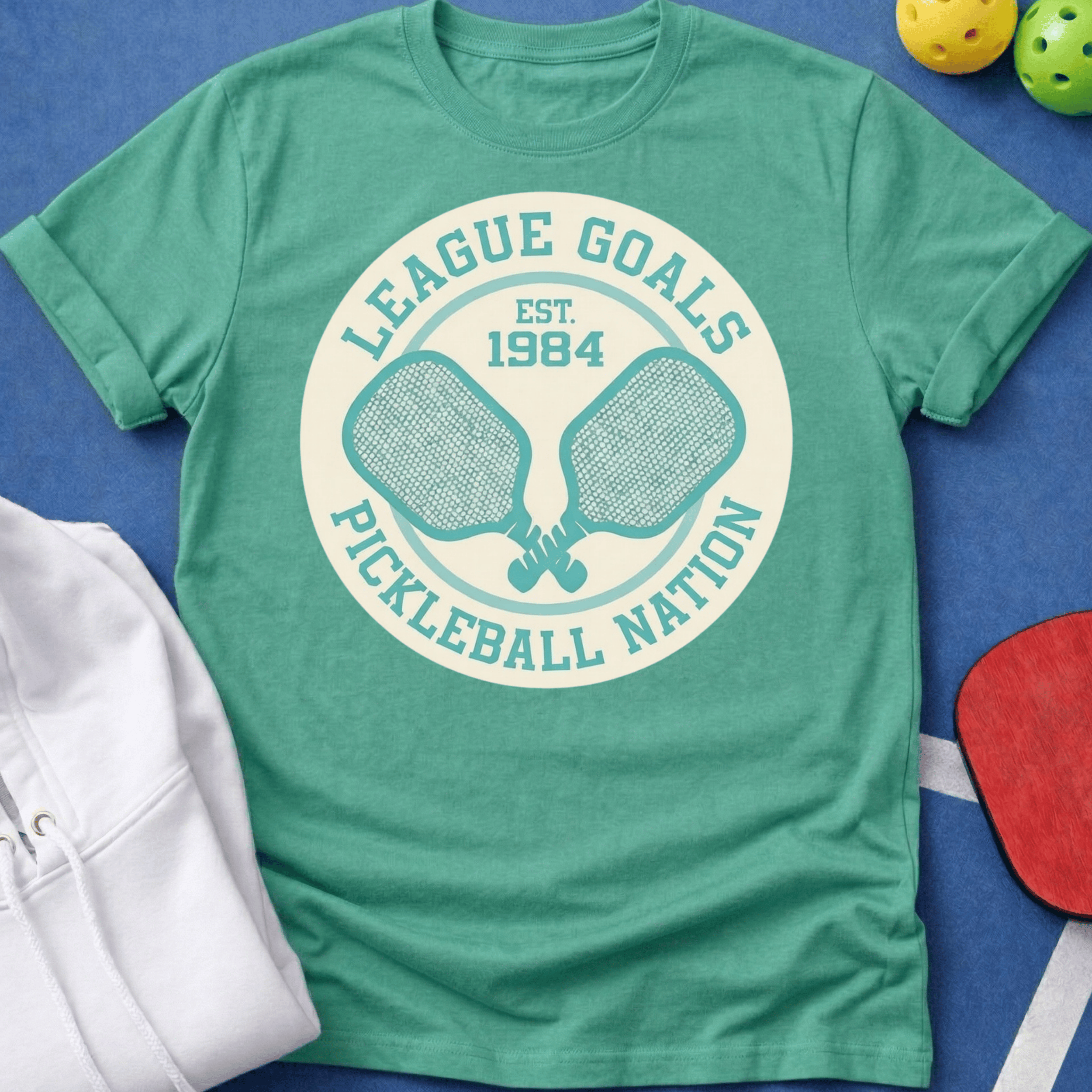 League Goals Pickleball Nation T-Shirt