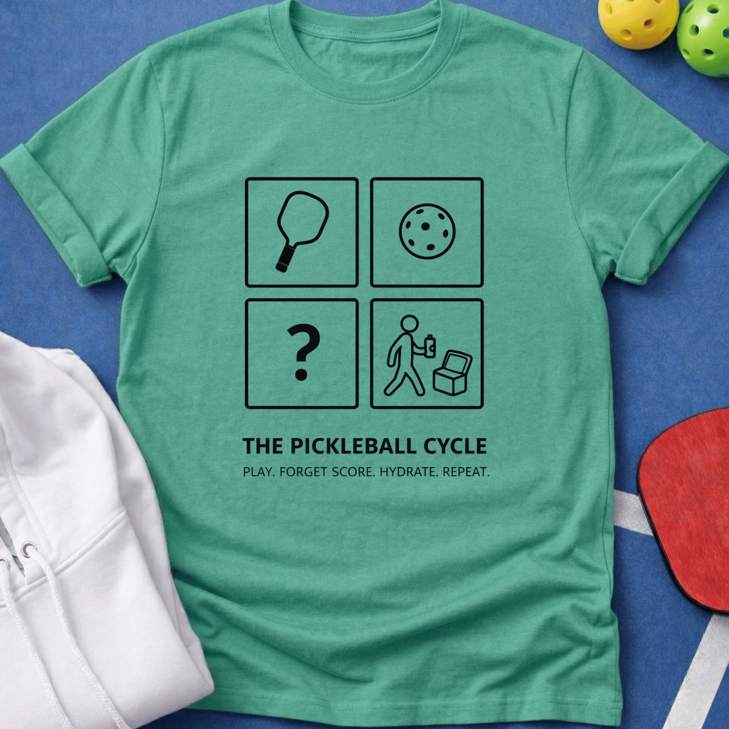 The Pickleball Cycle T-Shirt