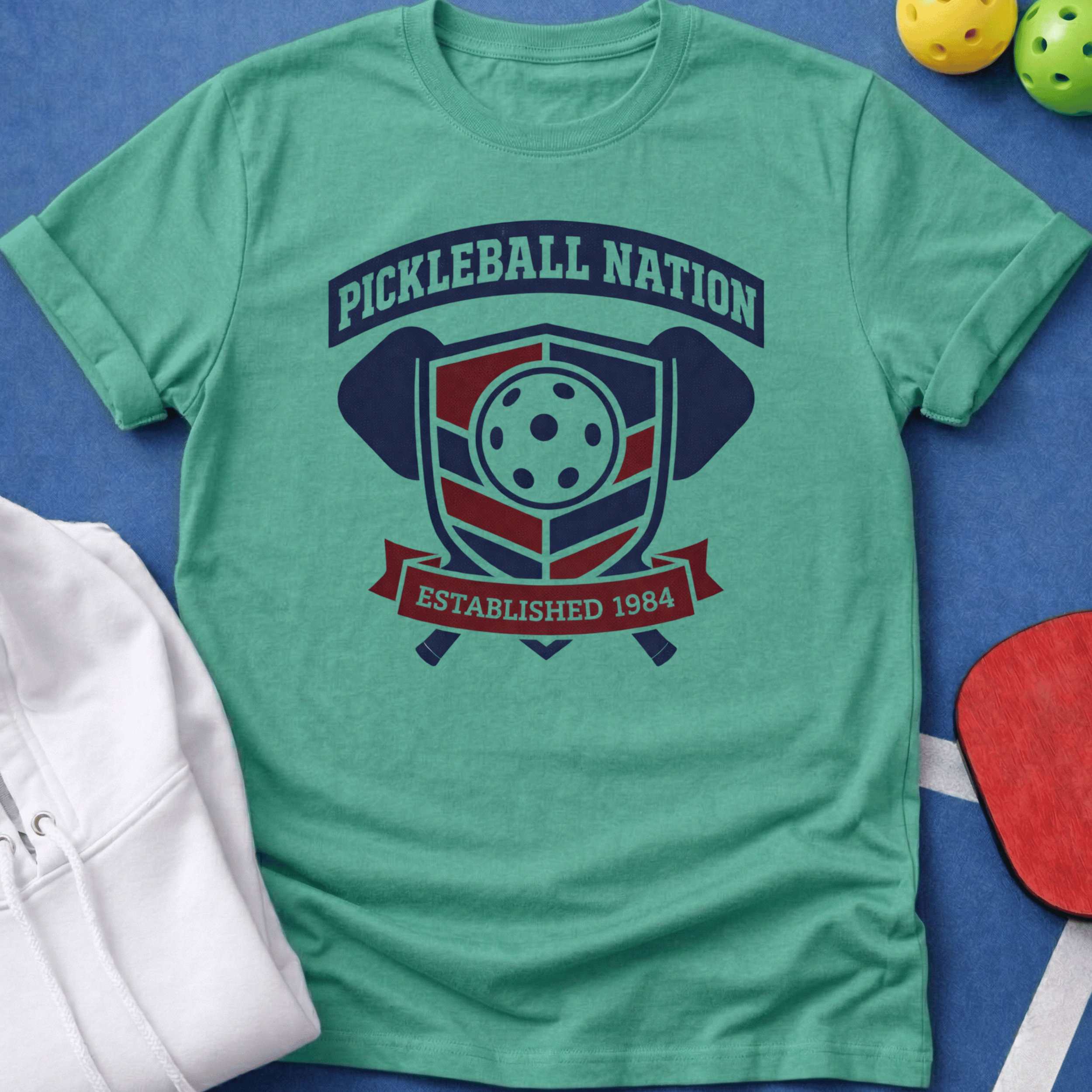 Crest of Pickleball Nation T-Shirt
