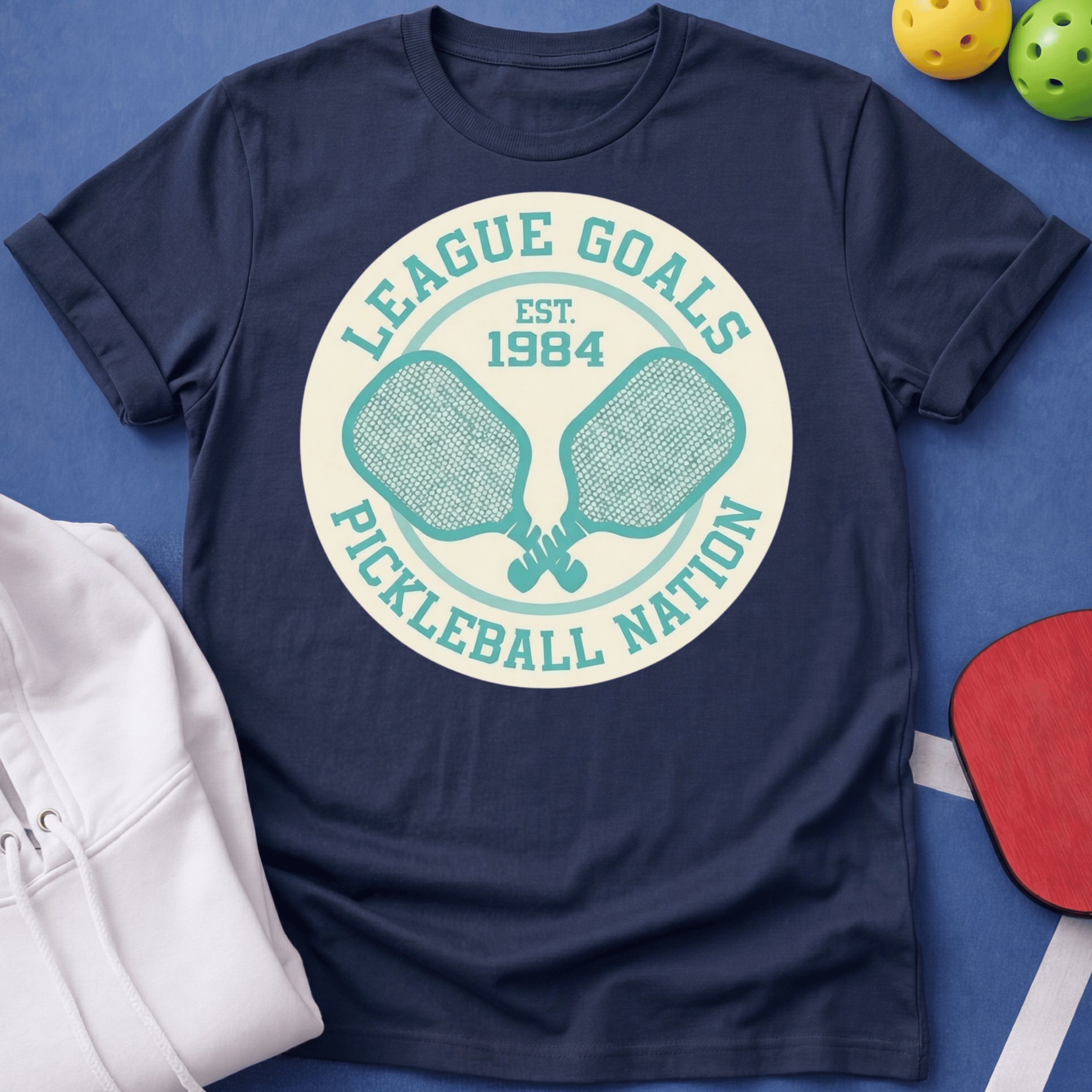 League Goals Pickleball Nation T-Shirt