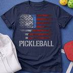 Flag Paddle Pickleball T-Shirt