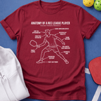 Anatomy of the Pickleball Player T-Shirt