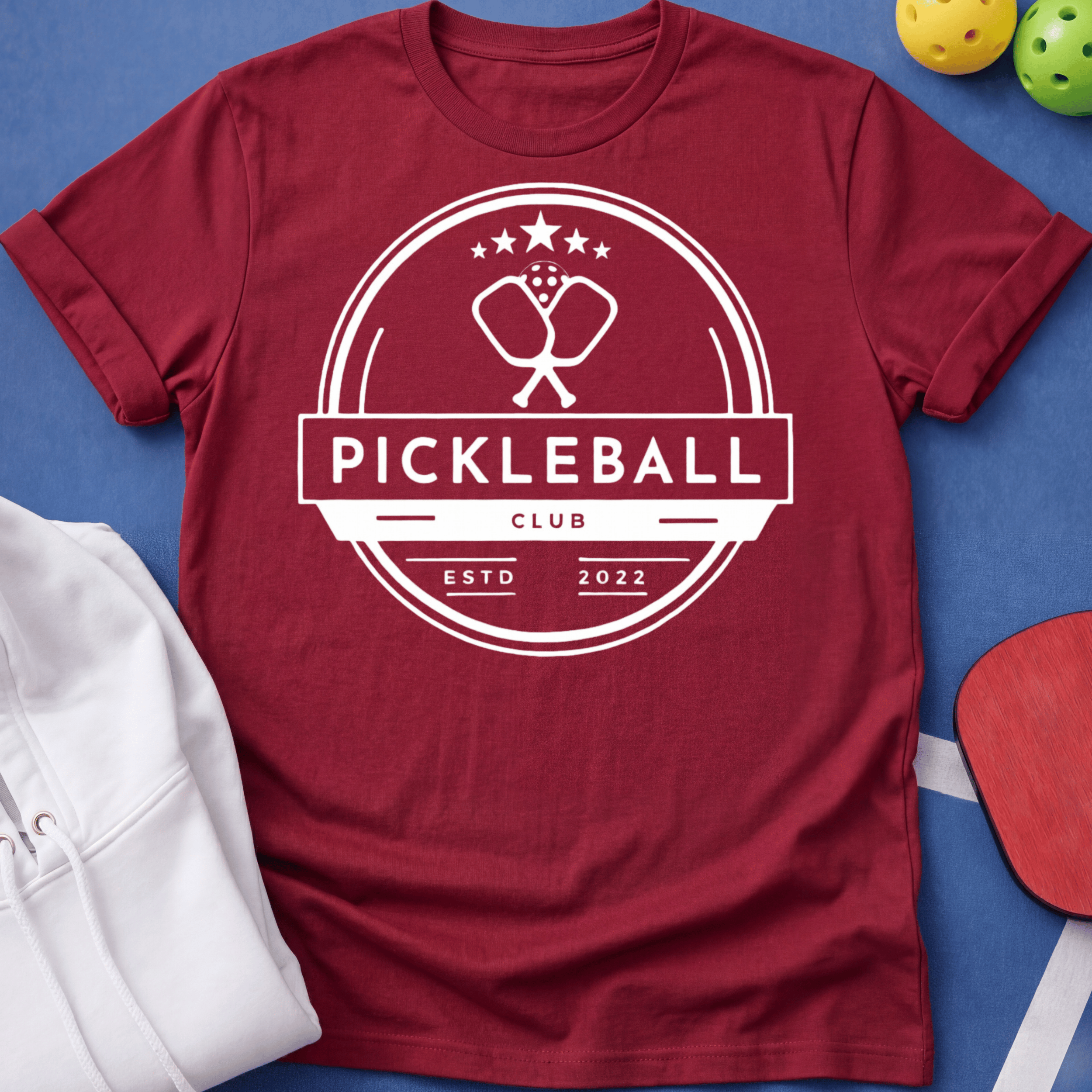 Pickleball Club Badge T-Shirt