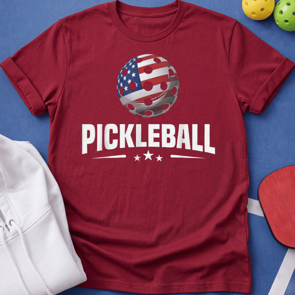Patriotic Pickleball T-Shirt