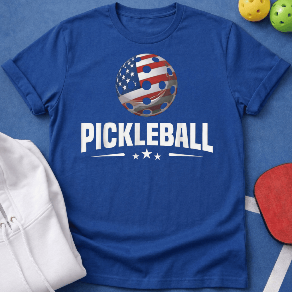 Patriotic Pickleball T-Shirt