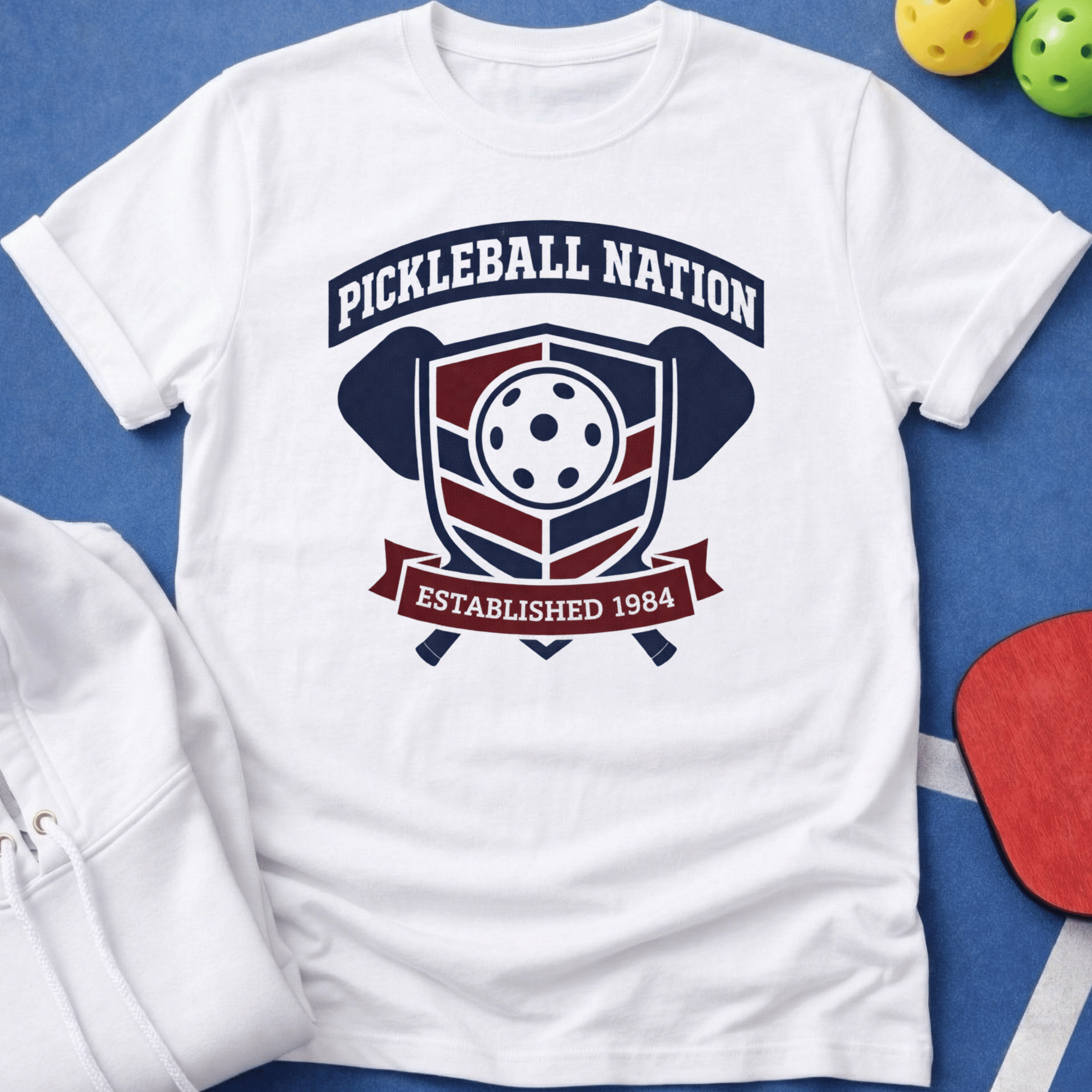 Crest of Pickleball Nation T-Shirt