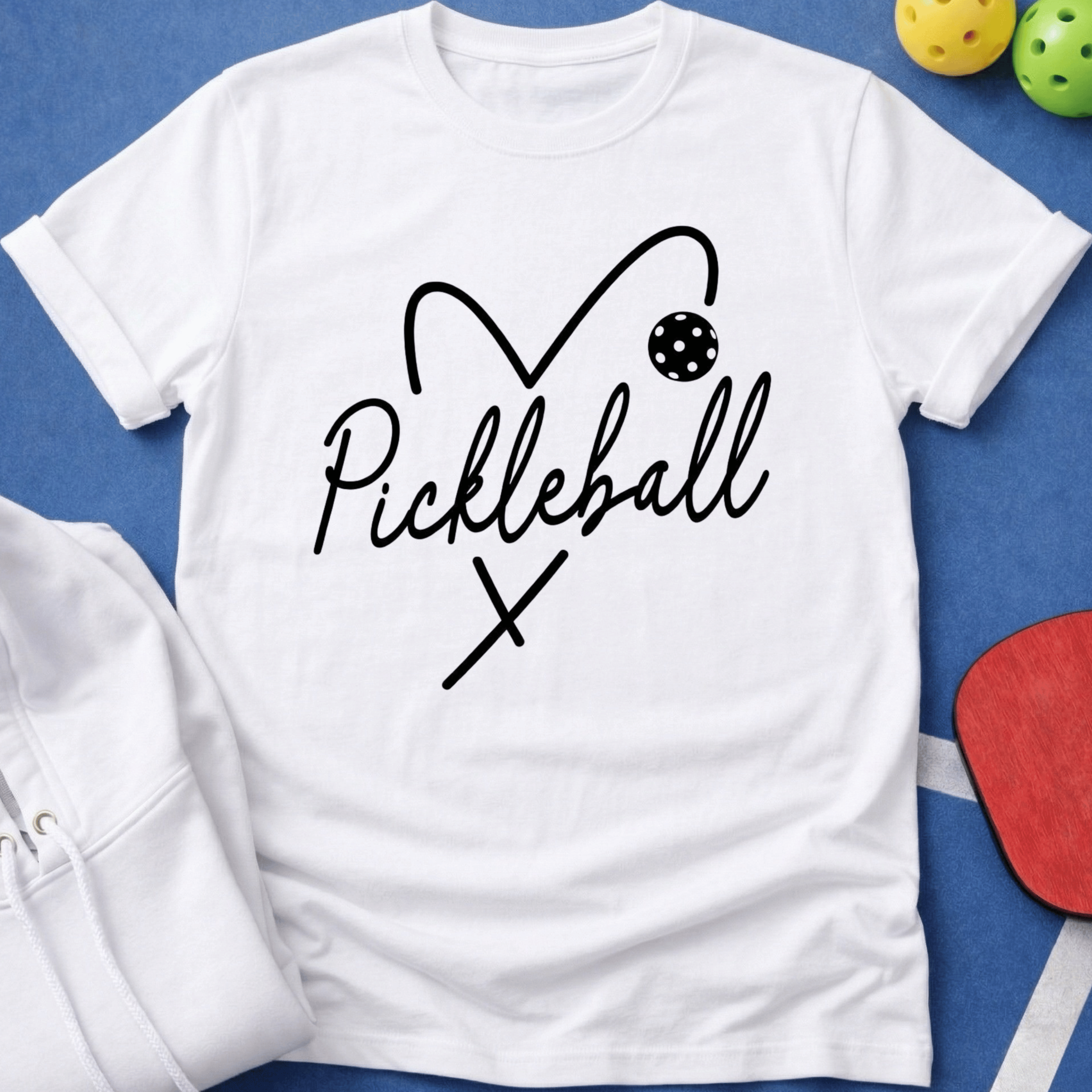 Heart Pickleball T-Shirt