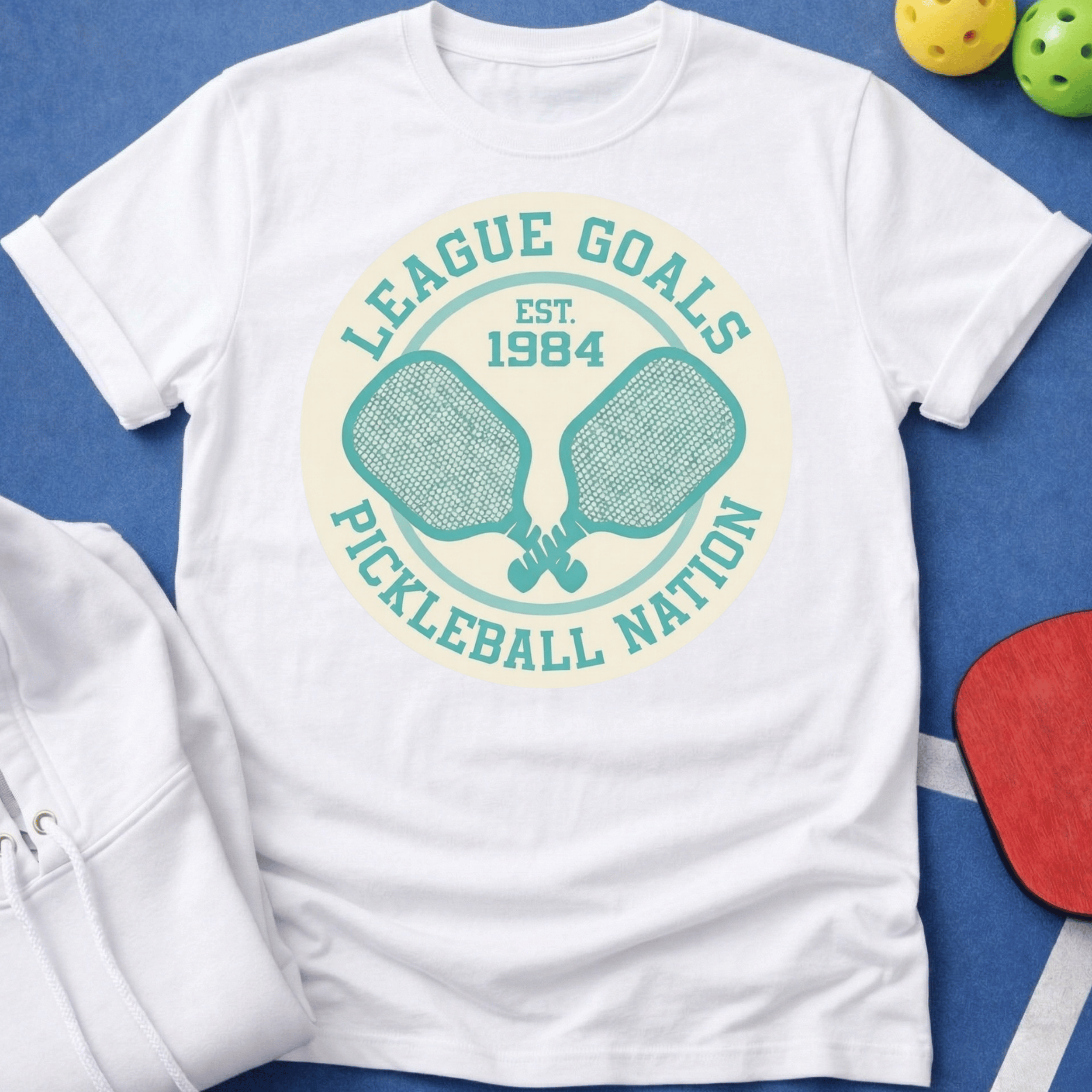 League Goals Pickleball Nation T-Shirt