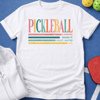 Pickleball Multi Color Lines T-Shirt