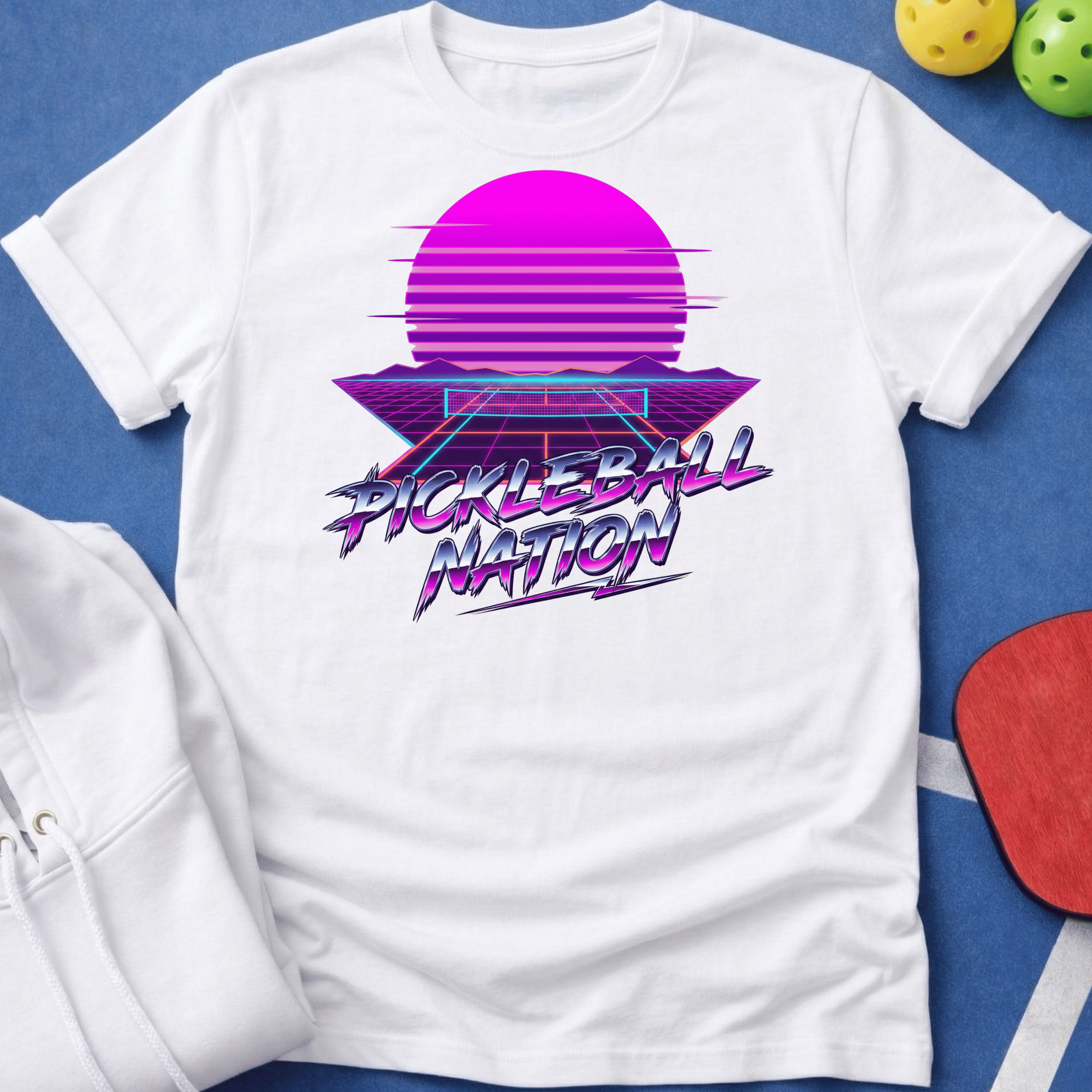 80's Pickleball Nation T-Shirt