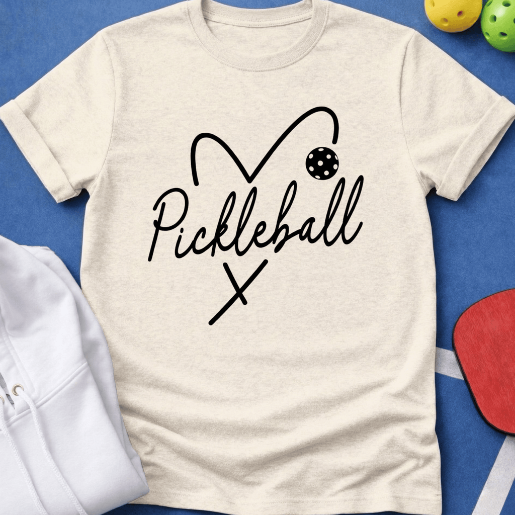 Heart Pickleball T-Shirt